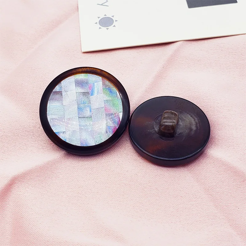 

Круглые пуговицы из смолы в стиле ретро, 10 шт.