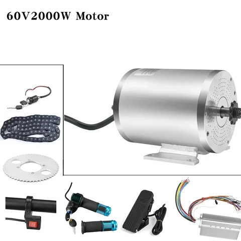 Мотор 72v 3000w редукторный на электробайк