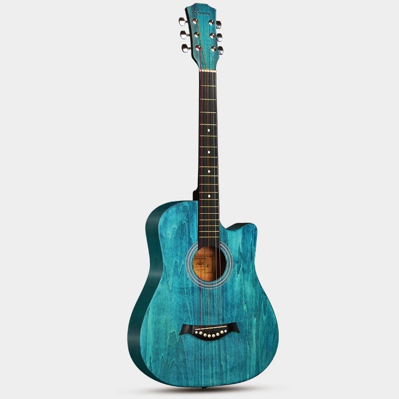 

Jazz Acoustic Guitar 41 Inches Kit Classical Smart Resonator Guitar Beginner Parts Multiefectos Guitarra Musicman HY50GT