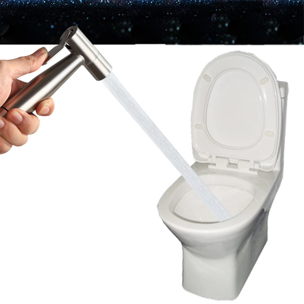 

Toilet Bidet Faucet Sprayer Handheld Shower Clean Woman Washer Spray Bathroom Toilet Bottom Bidet Spray Shower Head Bidet Set
