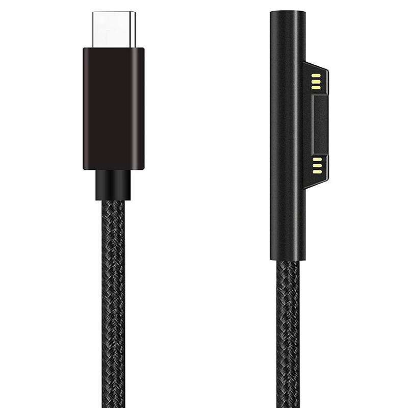 Фото Nylon Braided Connect to USB-C Charging Cable PD 15V for Pro 7/6/5/4/3,Laptop 3/2/1, Go-A68X №2