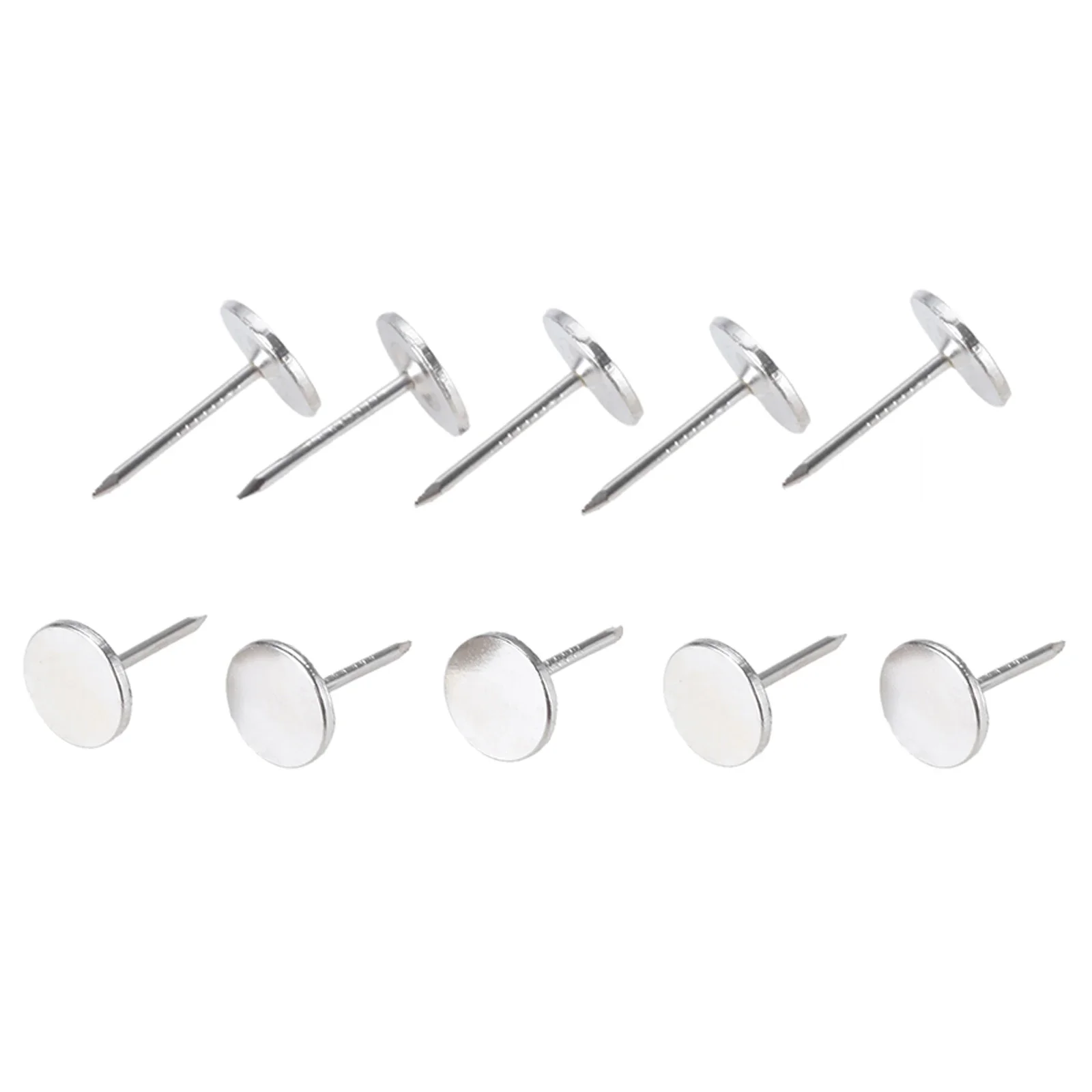 

Металлическая кнопка с плоской головкой, серебро мебельные гвозди пробы, 11 мм x 7 мм, винтажные гвоздики, украшение для винного ящика, дивана, 10 шт.