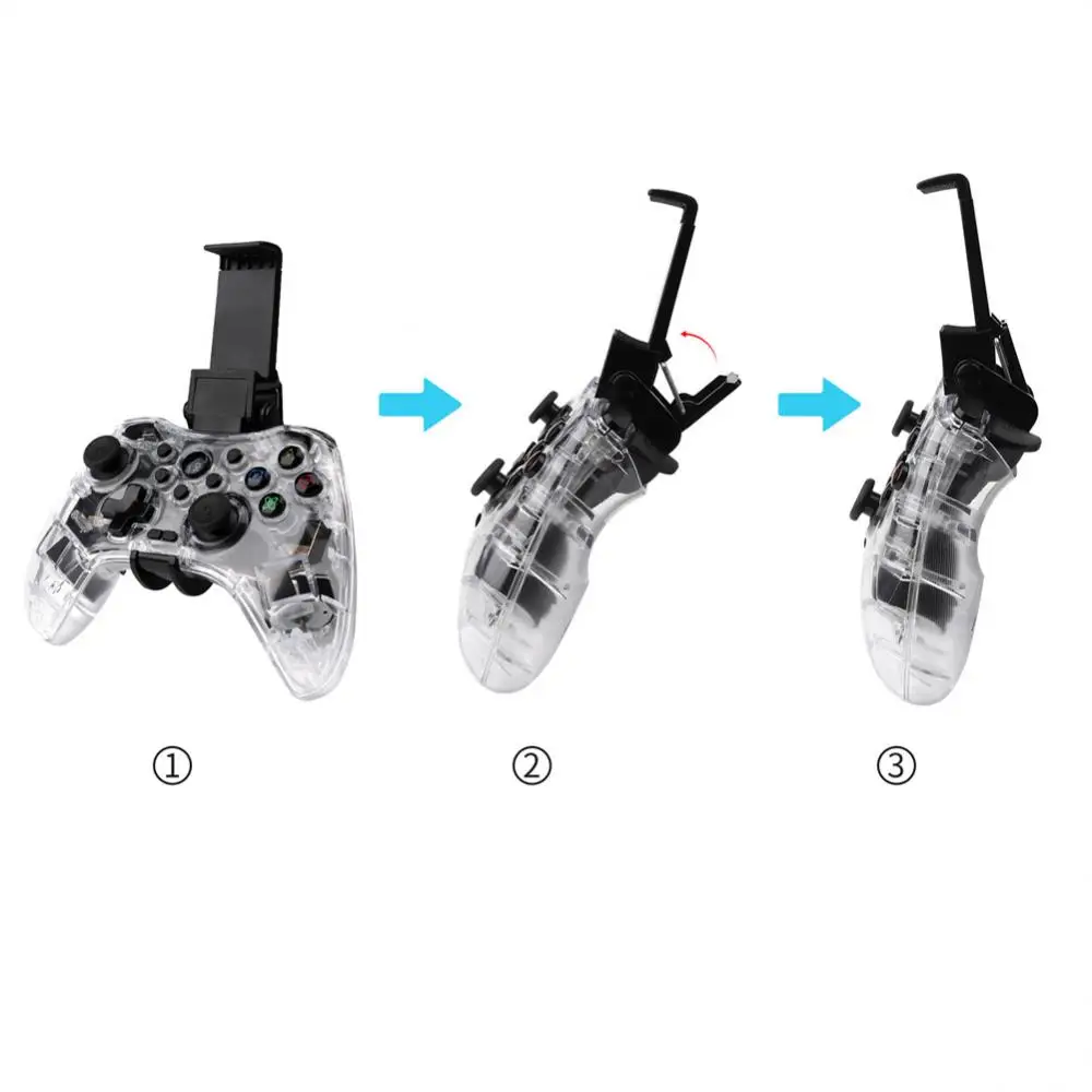 

360 High-precision Joystick Clear Crystal Handle Portable For Android Ios Phone Computer Stylish Durable Handle