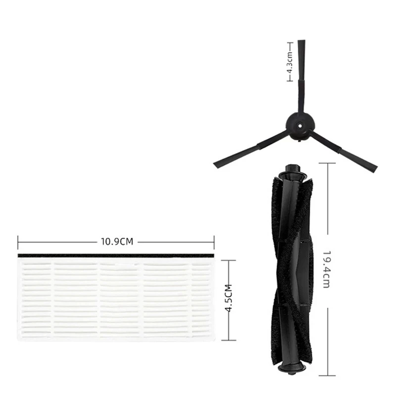 Подходит для робота-пылесоса Xiaomi Lydsto R1 сменная боковая щетка основная HEPA фильтр