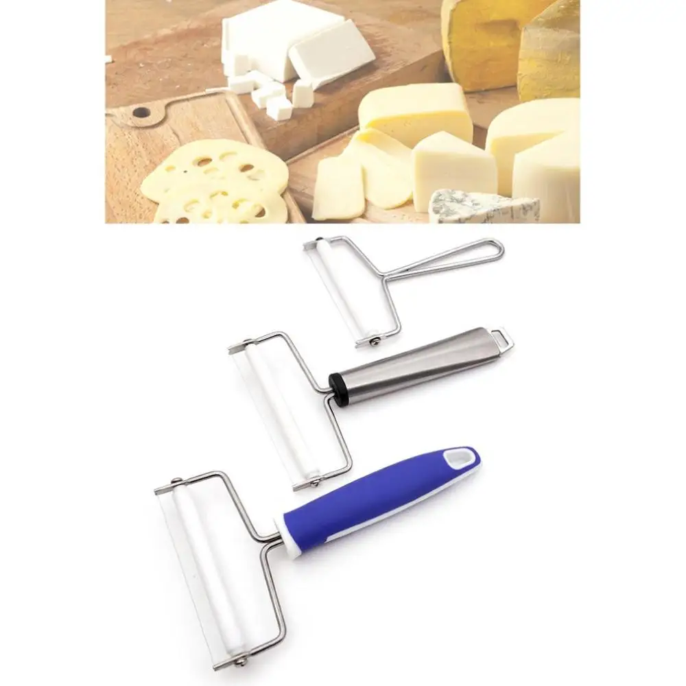 

Cheese Slicer Stainless Steel Cheese Scraping Cheese Slicer Easy To Clean Non-Stick Cutter Home Kitchen Slicing Tool