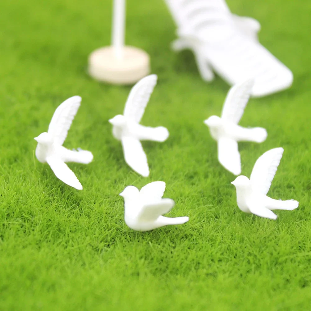 Голубиный орнамент птица миниатюрная скульптура декор для сада мини-голубь Stuate