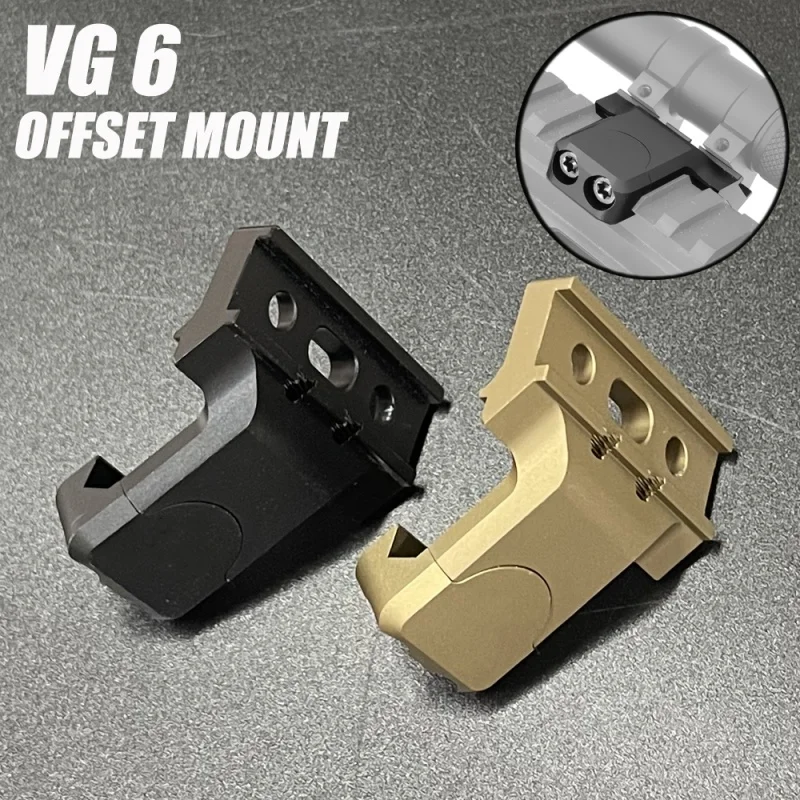 

Offset Mount VG 6 Adaptive 20mm Picatinny Rail Mount 45 Dgree Side Rail Angle 11mm for SF Scout Lights Hunting Accessories