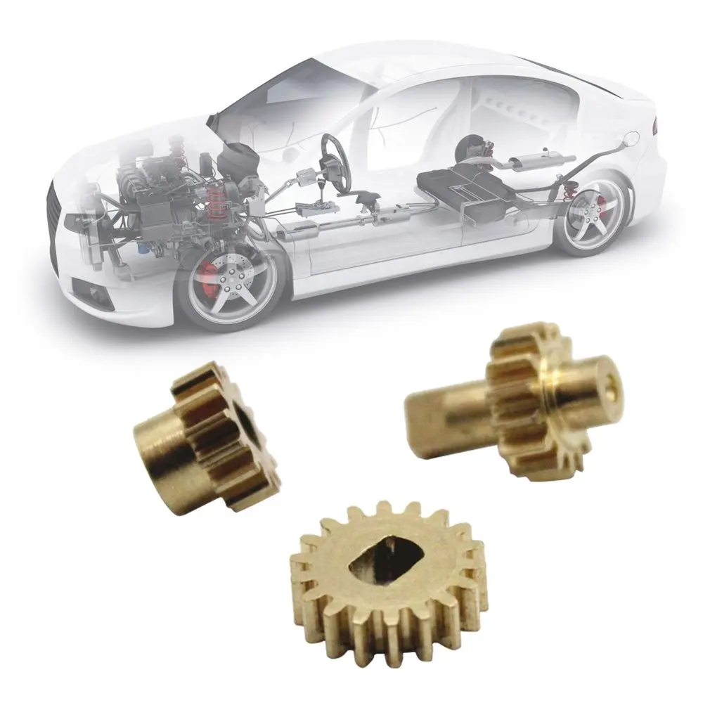 Набор медных шестерен 3 шт. портативный Мотор стеклоподъемника медная Шестерня