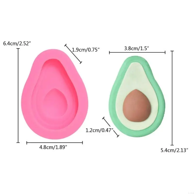 L1EA Avocado Ornament Crafts украшение плесени эпоксидная смола Diy Craft для домашнего декора |