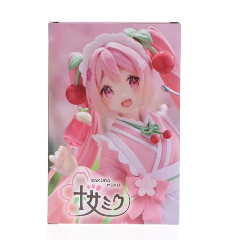 Фото В наличии: TAiTO Hatsune Miku Coreful Sakura Miku Breeze Cafe Ver. Фигурка аниме-персонажа из ПВХ, 18 см №4