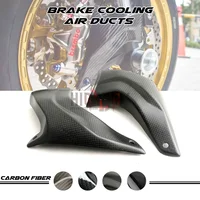 100mm Carbon Fiber Motorcycle Cooling Air Ducts Brake Caliper Cooler Channel For APRILIA RSV4 1100 FACTORY 2019-2020