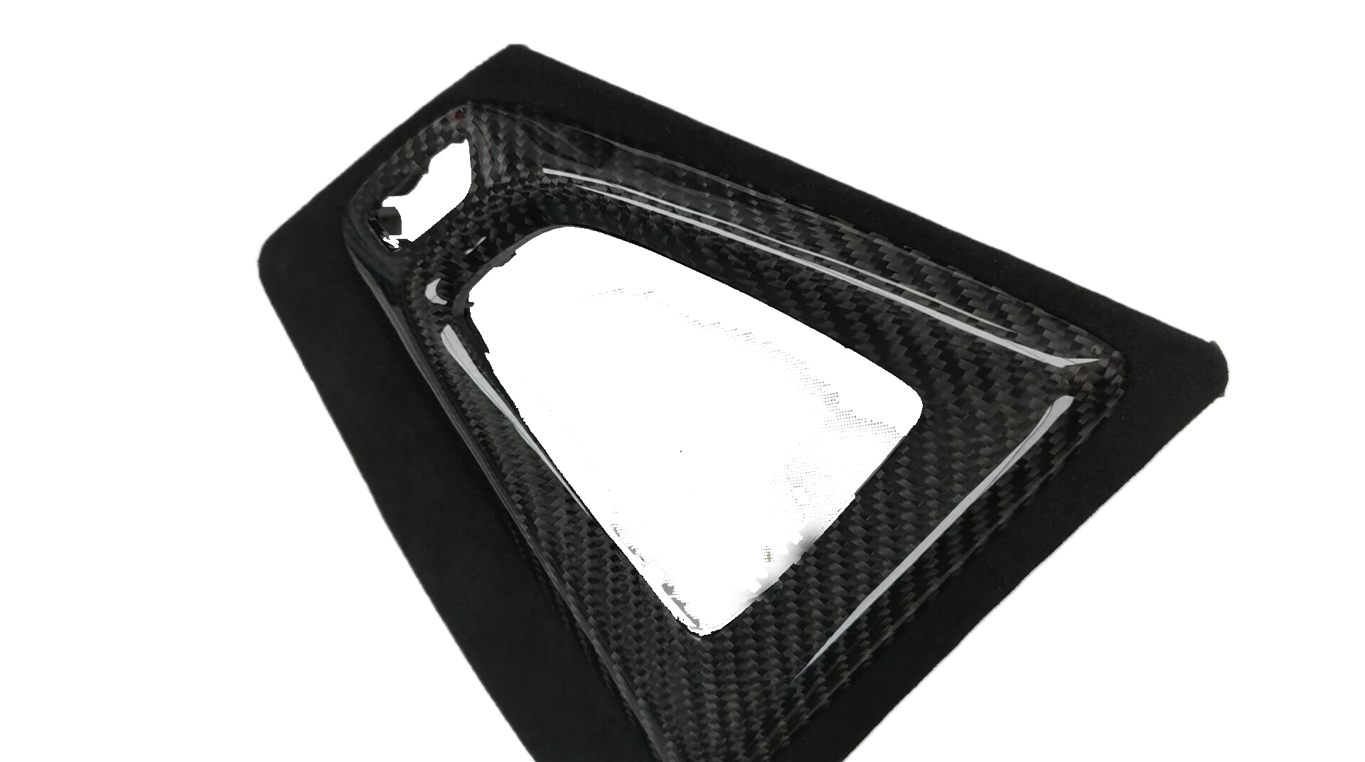 Стайлинг ABS + Настоящее углеродное волокно Алькантара шестеренка объемный Чехол