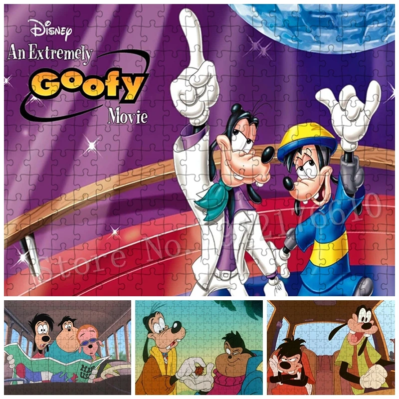 

Modern Jigsaw Puzzles Walt Disney An Extremely Goofy Movie 300/500/1000 Pieces Puzzle Nordic Anime Cartoon Kids Game Home Decor