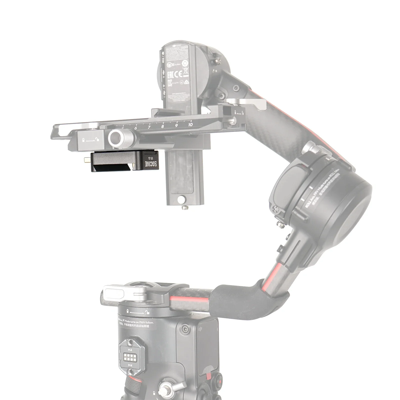 Фото Адаптер для батарей V-Mount ZGCINE VR-04, совместимый со стабилизаторами DJI Ronin S2/S3, аксессуар для камеры, адаптер для батарей V-Lock. №1