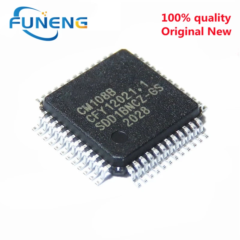 5-10 шт. Новый и оригинальный CM108 CM108B LQFP48 USB декодирующий чип Аудио Звуковая карта