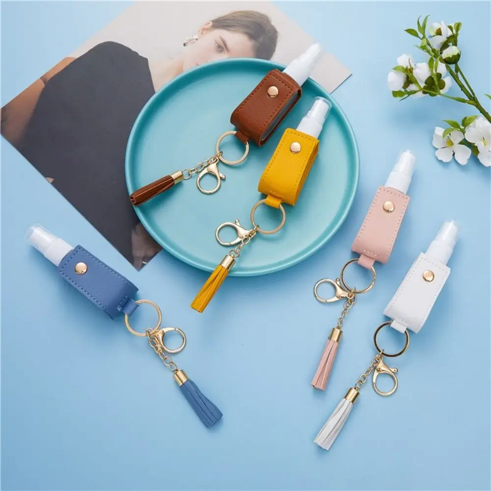 

1Pc Empty Portable Hand Sanitizer Bottle Keychain Holder Reusable Bottle Hand Washing gel Storage Bottle with Keychain
