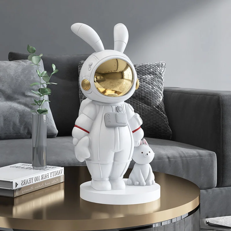 

Декоративная фигурка кролика из смолы, украшение для дома и офиса