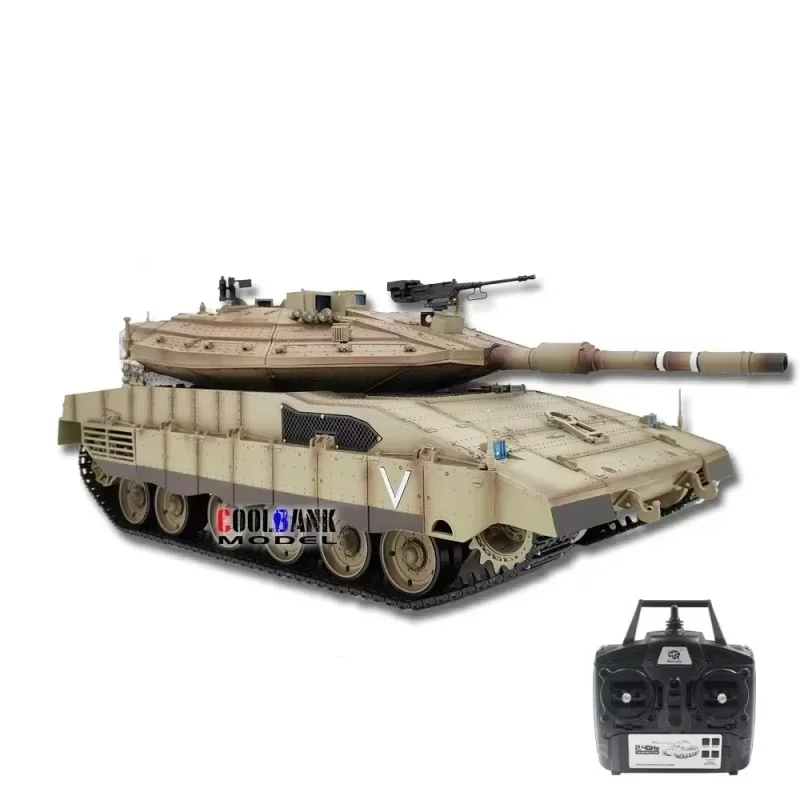 1/16 2024 новый танк с дистанционным управлением Henglong 3958 Израиль Меркава МК Iv