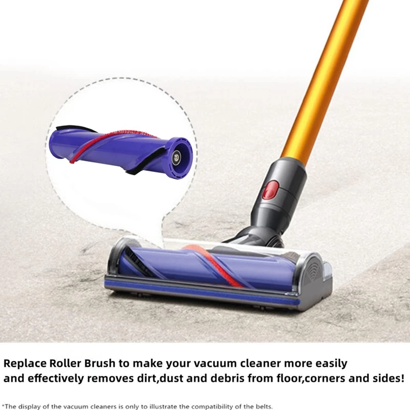 Brush Roller for Dyson V12 Vacuum Cleaner High Torque Anti Tangle Replacement Parts Brushbar