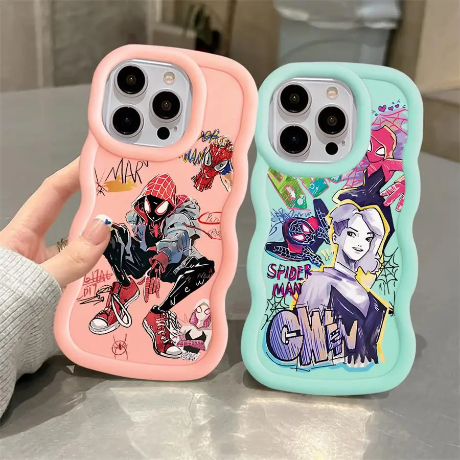 Marvel Superhero Spider-Man Phone Case for Realme C65 4G 5G C67 Narzo 30A N53 N55 50APrime 50iPrime 60x 70x 70 Pro Capa Cover