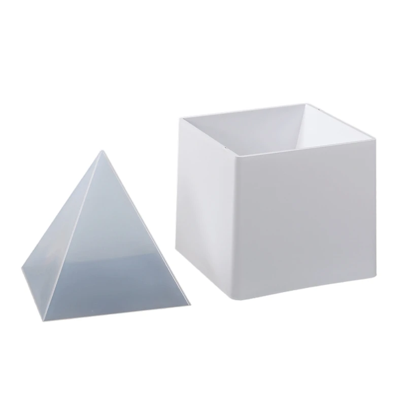 

12cm Pyramid Epoxy Resin Mold Handmade Ornaments Silicone Mould DIY Crafts Jewelry Home Decorations Casting Tool