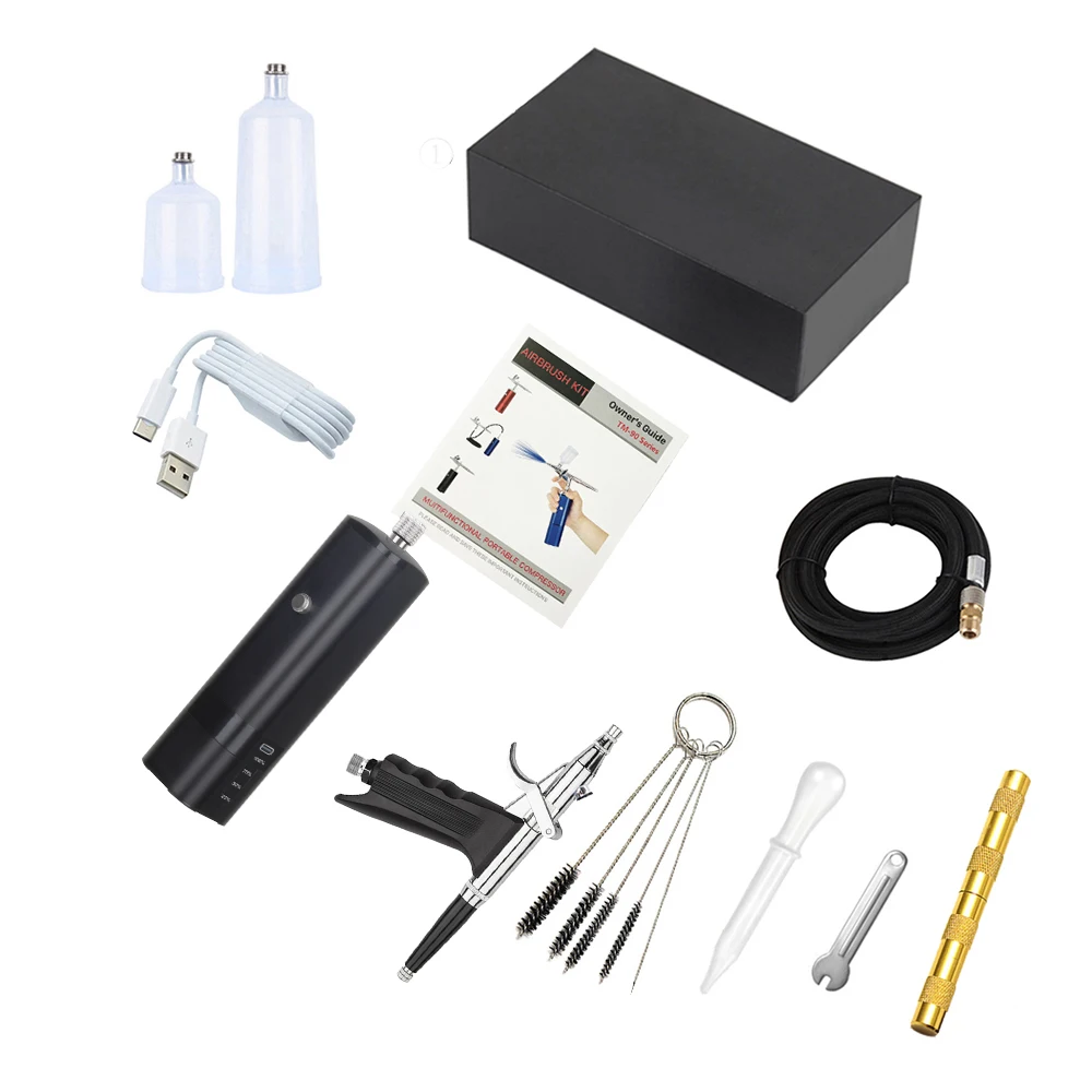 Профессиональный беспроводной Аэрограф мини карманные компрессоры с шлангом