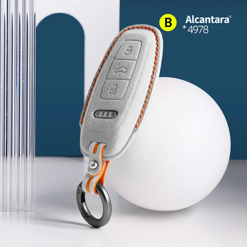 

Чехол для автомобильного ключа с дистанционным управлением для Audi Q8 RSQ8 A6 C8 S6 RS6 A7 S7 RS7 A3 8Y A8 D5 4N RS E-tron GT Q4 Q7 4M