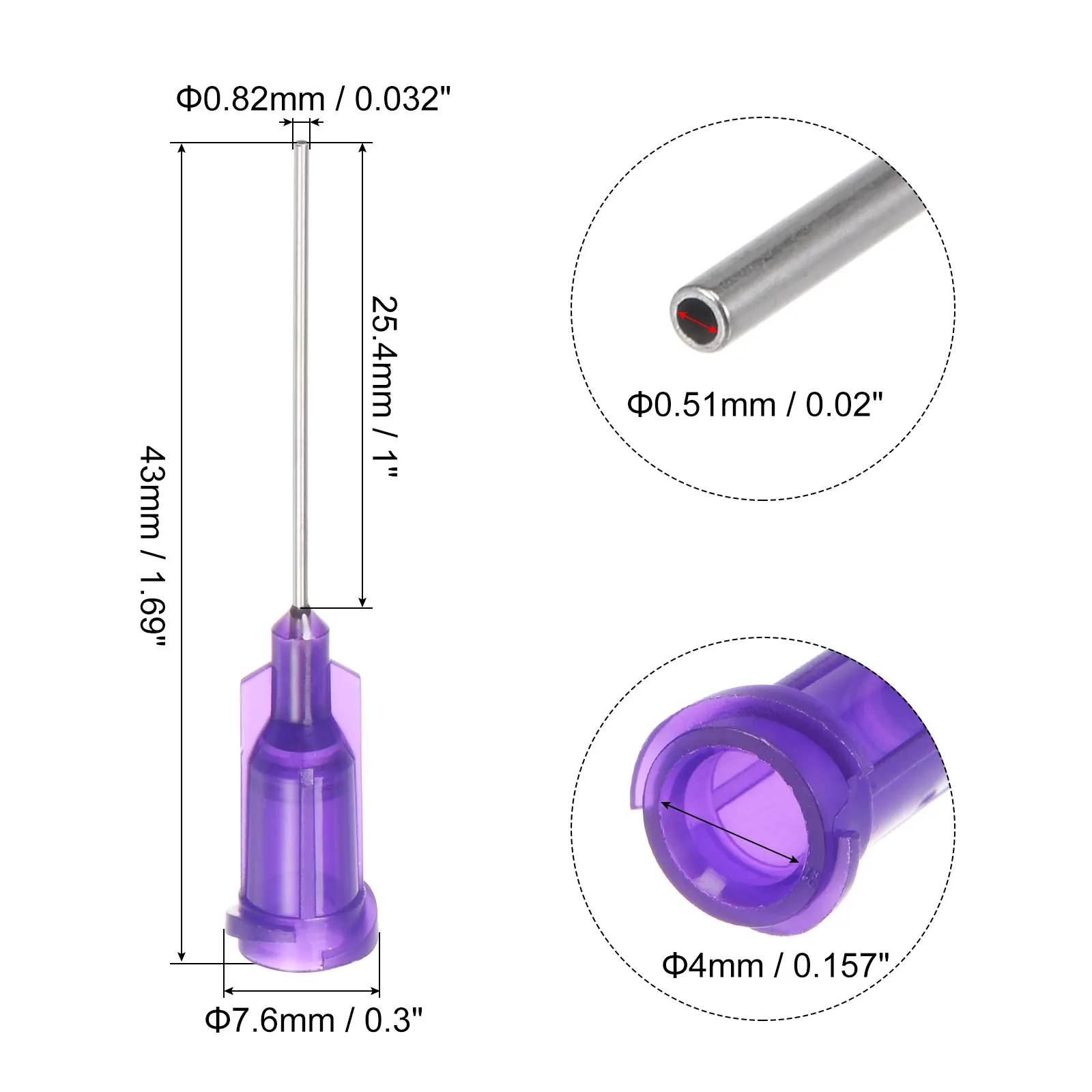 Иглы для дозирования UXCELL
