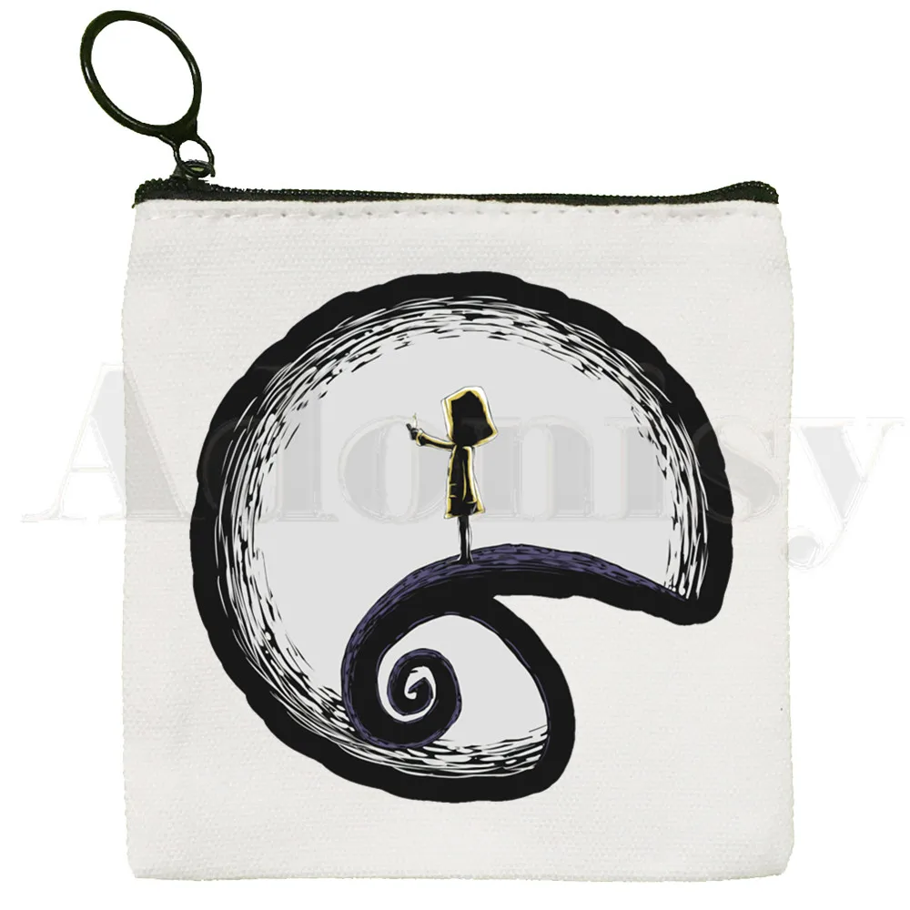 Little Nightmares Six Maw Design Nightmare Bag Coin Purse Storage Small Bag Card Bag Key Bag Coin Clutch Bag Zipper Key Bag