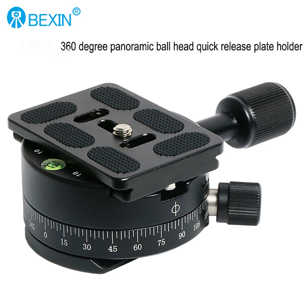 360° Panoramic Photography Accessories Dslr Camera Tripod Head Mount Arca Swiss Quick Release Plate Adapter Clamp with 1/4 Screw - купить по