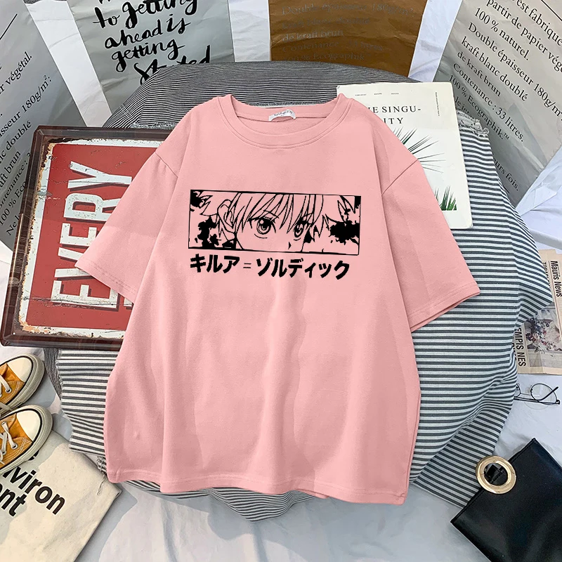 Hunter X Аниме одежда для женщин Графические футболки Готический кавайный Харадзюку