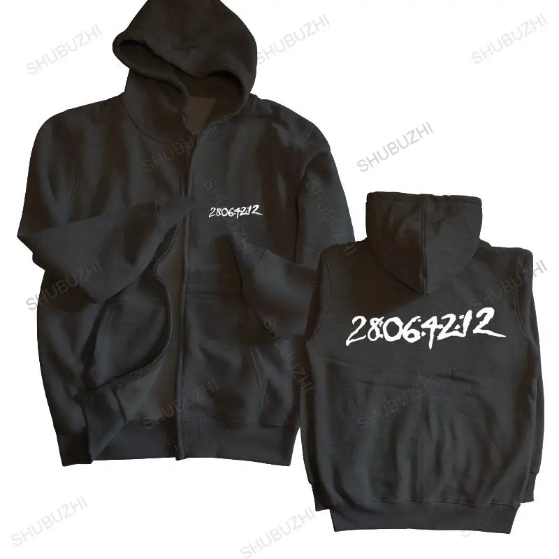 

Man black zipper hoody Mens Donnie Darko TShirt - World End Count Down - Cult Horror DVD brand men autumn hoodie