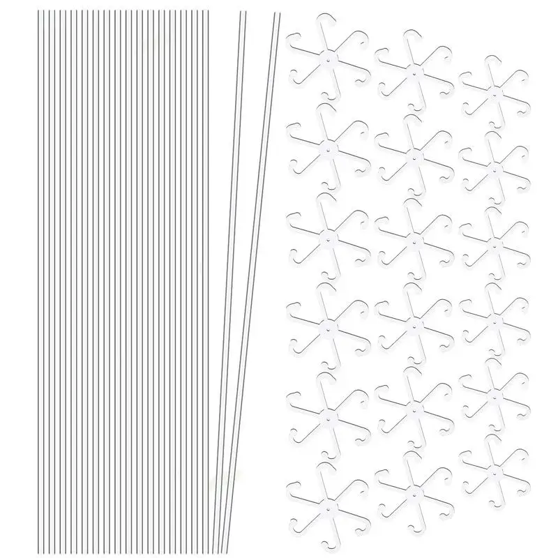Акриловые колья для растений садовые прозрачные орхидей палочки поддержки в