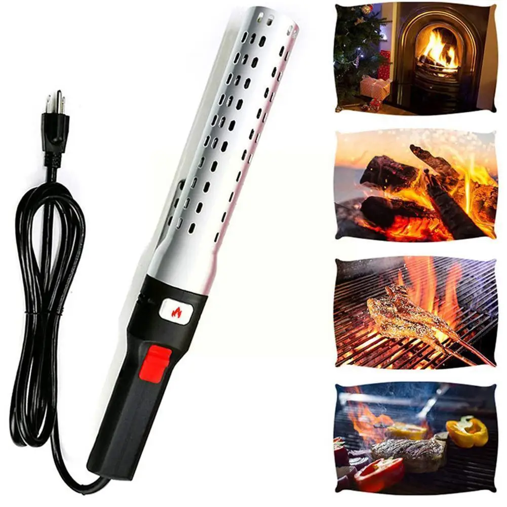 

Электрическая зажигалка на древесном угле, стартер для барбекю на гриле, аксессуары для барбекю, устройство для сгорания R6f3