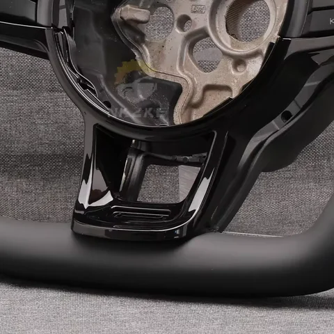 Рулевое колесо для Golf 7 7,5 GTI MK7, оснащено переключателями и кнопками, черной рамой, автомобильные аксессуары