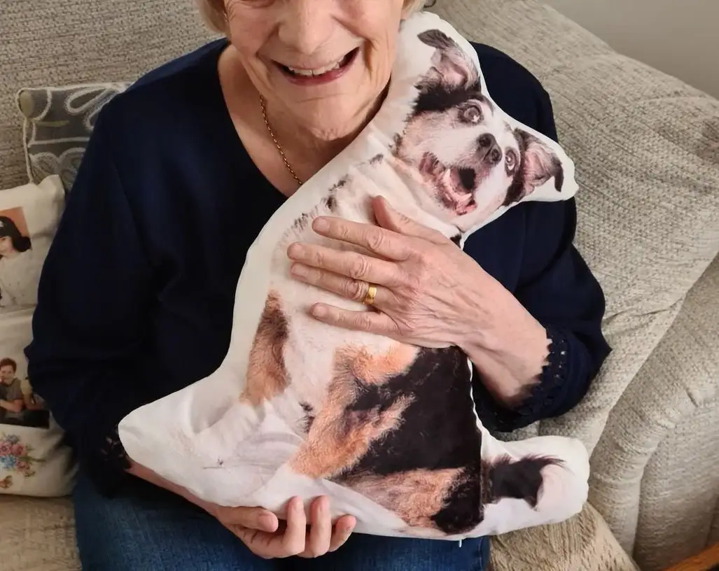 

Подушка для домашних животных, персонализированная Подушка с фото животных, индивидуальный подарок на заказ, памятный день матери, аксессу...