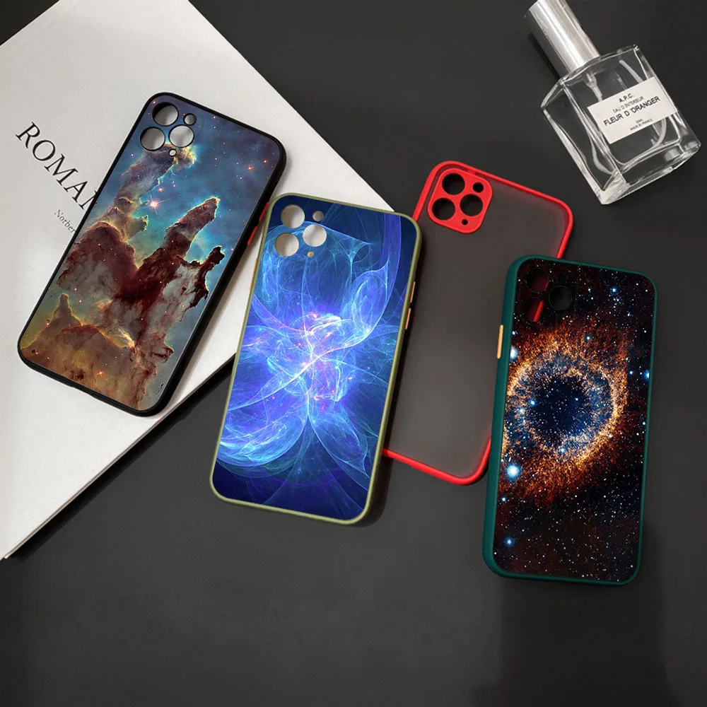 Новый тренд красочный чехол для телефона Nebula Deep Space iPhone 16 15 14 11 12 13 Pro Max Mini X XR XS 7 8 Plus