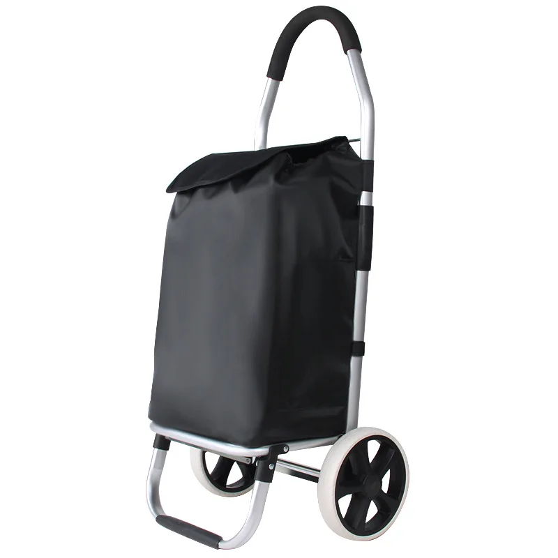 

Aluminum Alloy Foldable and Portable Shopping Cart Shopping Cart Luggage Trolley Hand Buggy Trolley Luggage Trolley Trolley