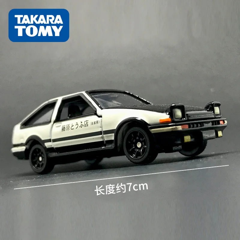 Модель TAKARA TOMY из сплава голова с текстом D Fujiwara Takumi та же гоночная модель AE86