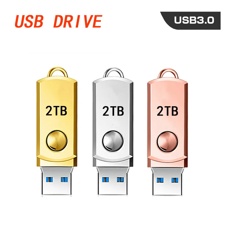 

2022 Hot Sale Metal 2TB Pen Drive USB 3 0 High Speed U Disk External Storage Memory USB Waterproof Pen Drive USB S Flash Drives