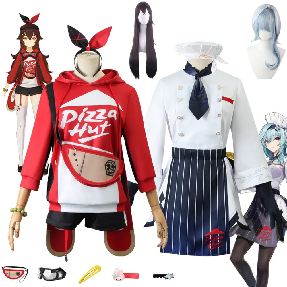 Anime Game Genshin Impact Eula Lawrence Amber Cosplay Costume Mondstadt City Knights Of Favonius Man Woman Halloween Party Suit