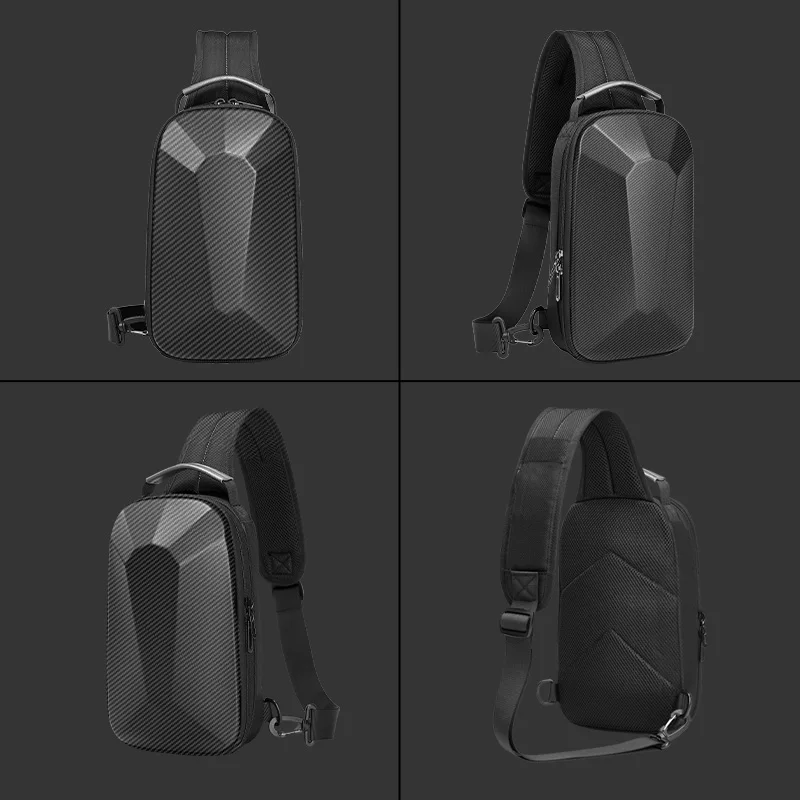 Multifunction Waterproof Sling Bags For Men Casual Soft Crossbody Bag USB Charging Messenger Chest Pack For Male Shoulder Bolsa