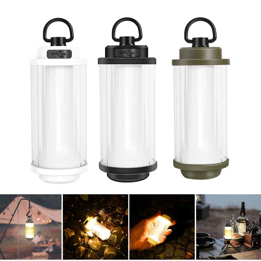 

Outdoor Camping Lamp Rechargeable 38-KT Camping Lamp Waterproof Touch Switch Waterproof Lighting Lamp Emergency Lamps