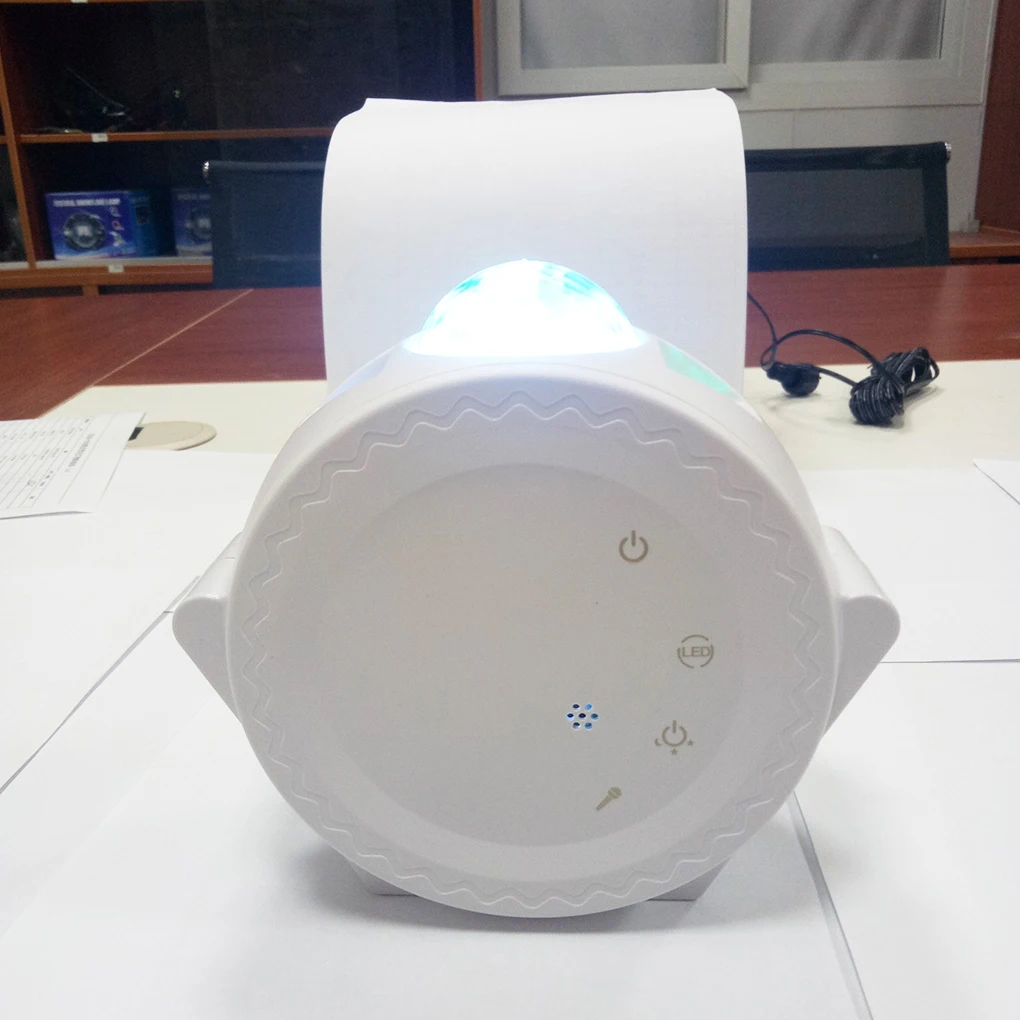 

Проектор «звездное небо» для спальни, ночник, проекция, 6 цветов, Океанский машущий свет s, вращение на 360 градусов, ночник, лампа