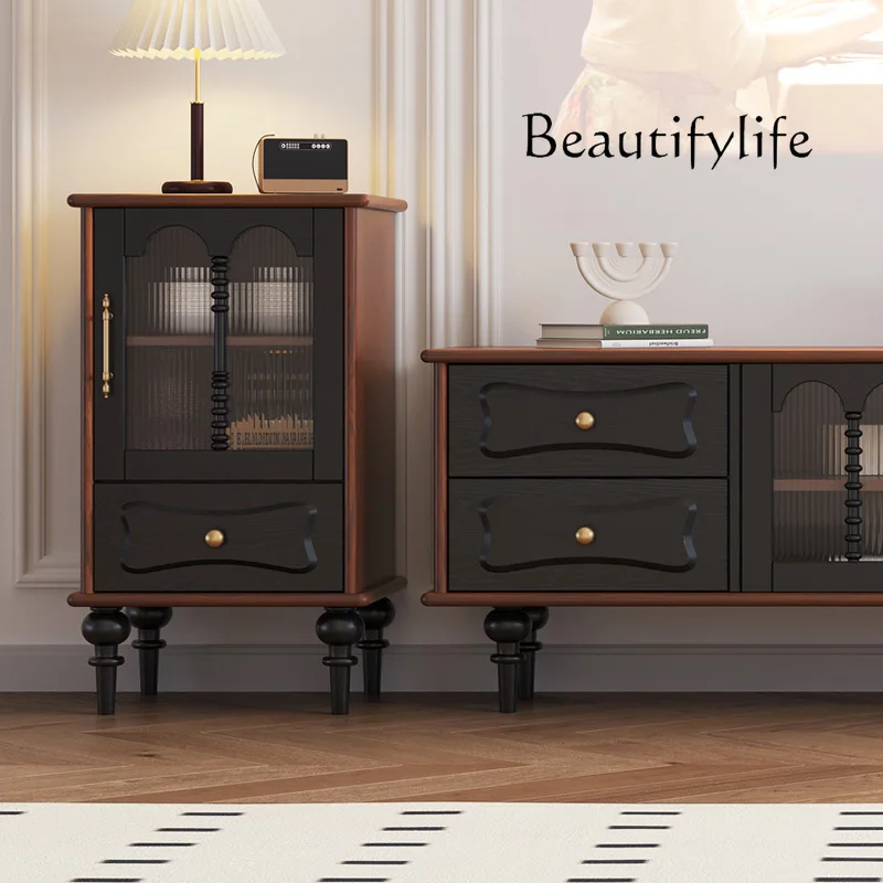 w stylu amerykańskim szafka z litego drewna francuskim jadalnia bali przechowywanie vintage meble trudnej sytuacji cicha wejściowa