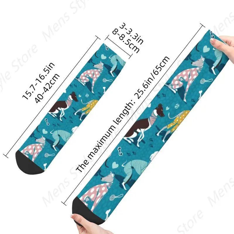 Носки для собак борзой мужские и женские теплые забавные новинки носки уиппет