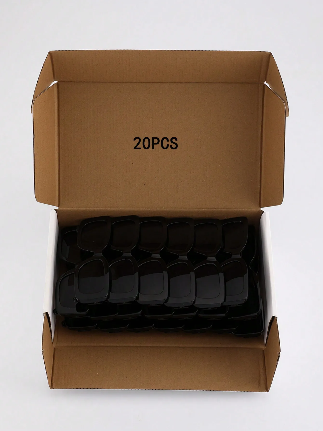 Классические солнцезащитные очки унисекс Y2K в пластиковой квадратной оправе для