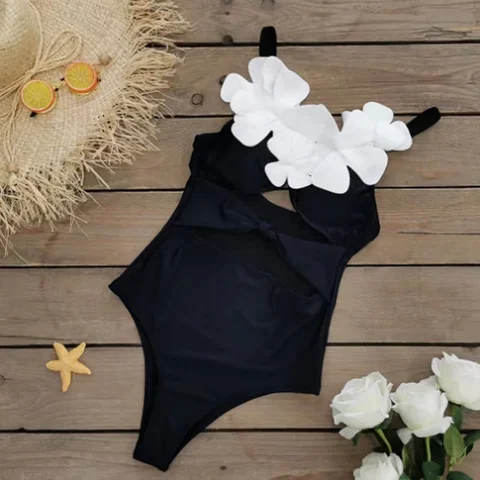 Vintage Swimsuit Retro Halter Ruched High Waist Bikini with Bottom  Sexy Flower  Bikini Women Brazilian Bikini Set Biquini Swims