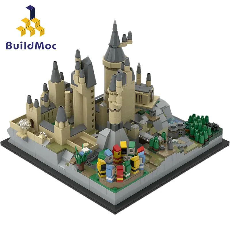 

Clean Stock Build Moc Castle Architecture Stacking Blocks Bricks Collections Construction Kid Child Toy Hobbies