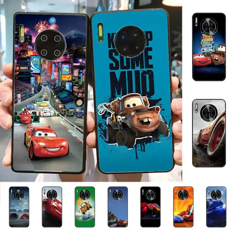 

Disney Pixar Cars Phone Case for Huawei Mate 20 10 9 40 30 lite pro X Nova 2 3i 7se